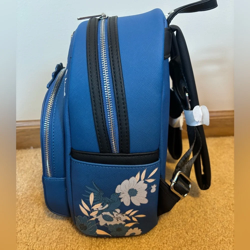 Loungefly Harry Potter Ravenclaw floral mini backpack - Picture 10 of 13